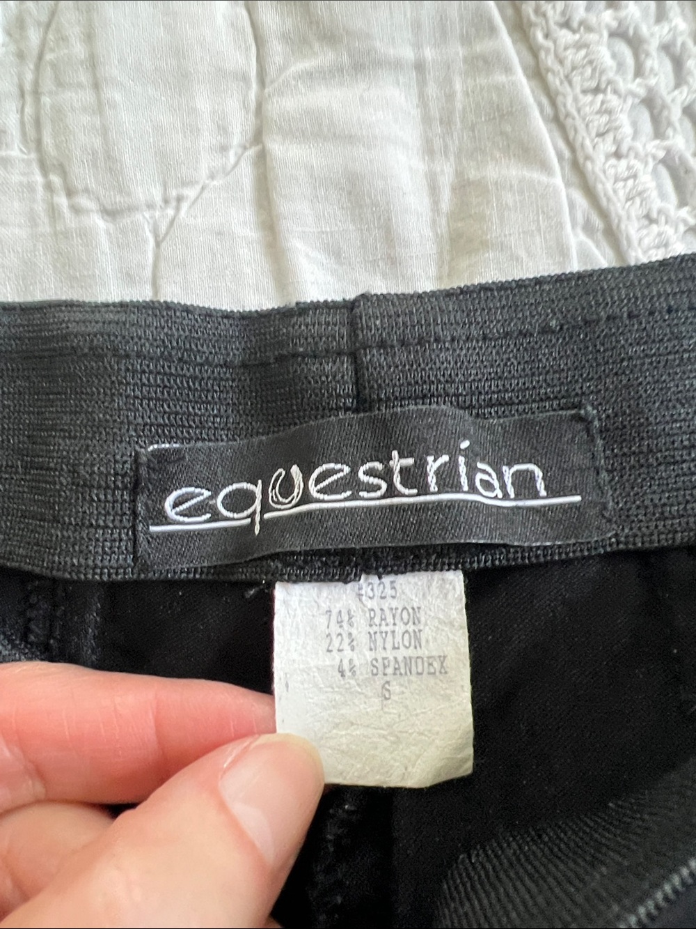 Equestrian Women's Black Leggings - Equestrian Brand